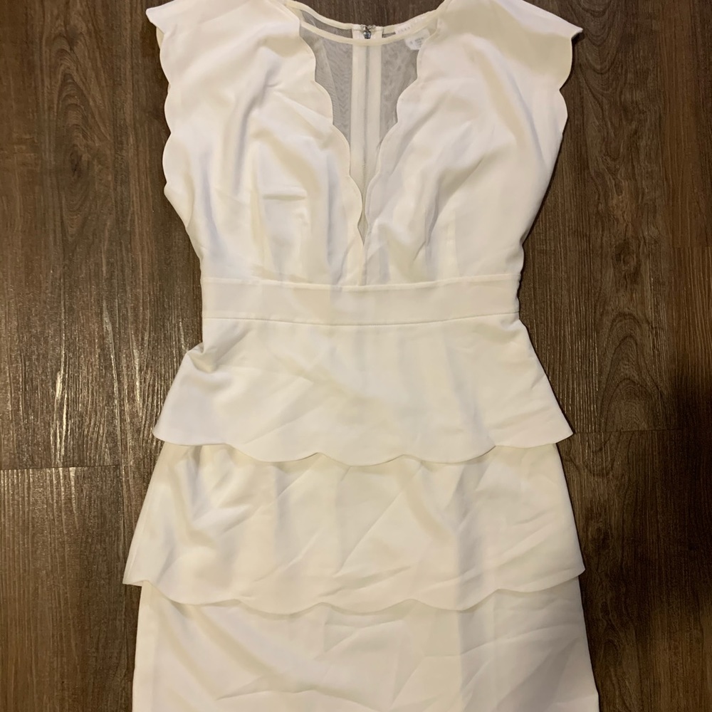 White cocktail dress